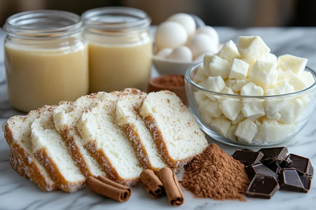 Carbs in White Chocolate Bread Pudding