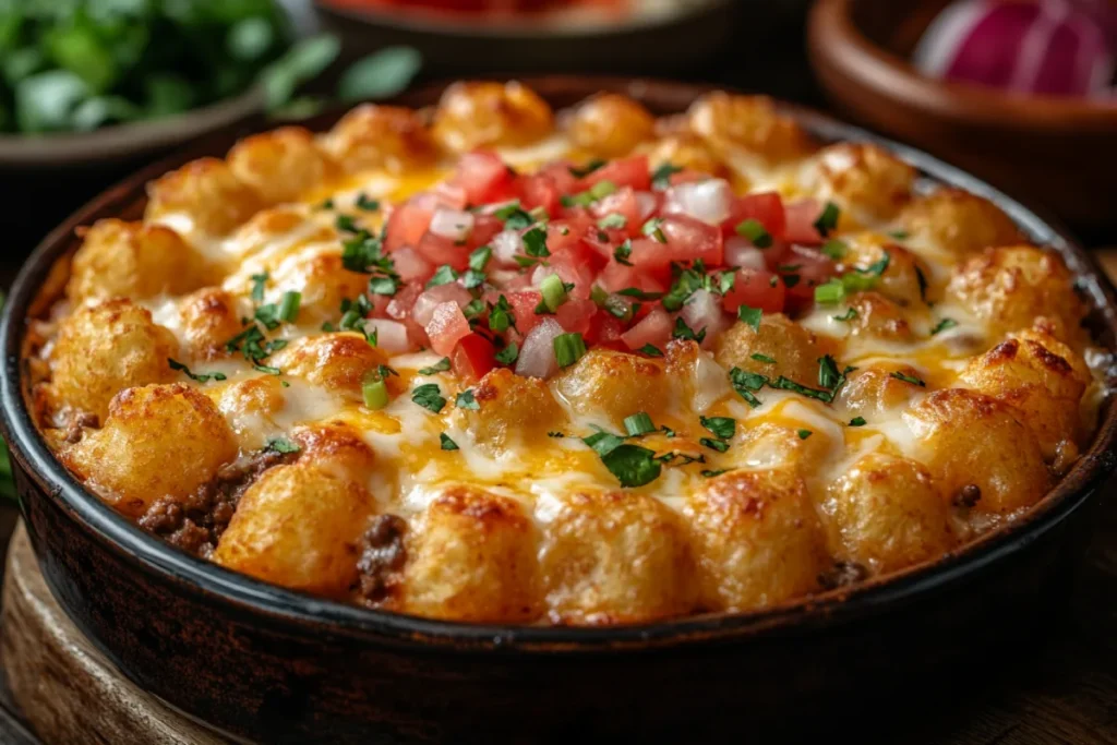 taco tater tot casserole.